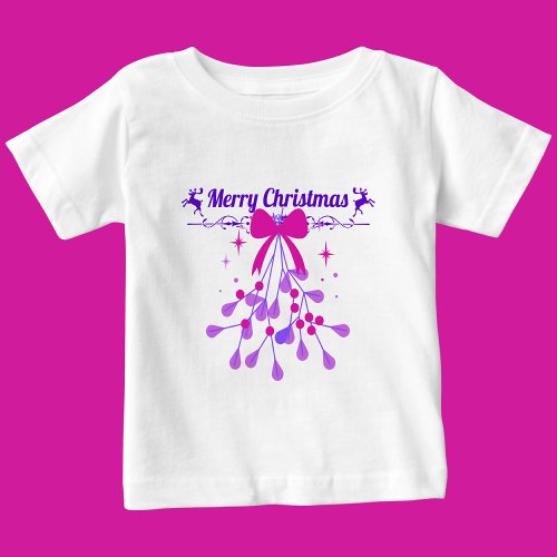 Merry Christmas Merry  Bright      Baby T_Shirt