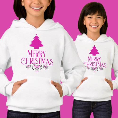 Merry Christmas Merry  Bright       Hoodie