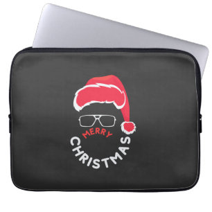 Merry Christmas, Merry & Bright Laptop Sleeve