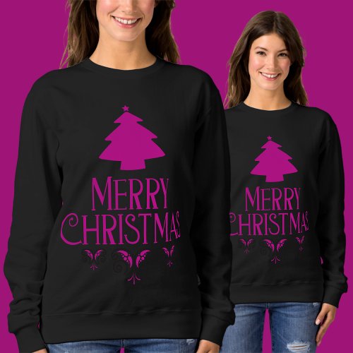 Merry Christmas Merry  Bright      Sweatshirt