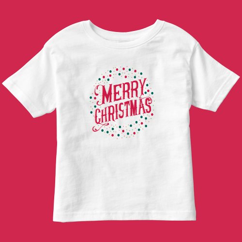 Merry Christmas Merry  Bright    Toddler T_shirt