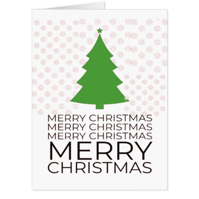 Merry Christmas Merry Christmas Card (Front)