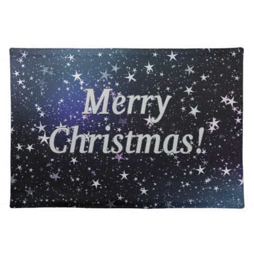 Merry Christmas Merry Christmas in English wf Placemat