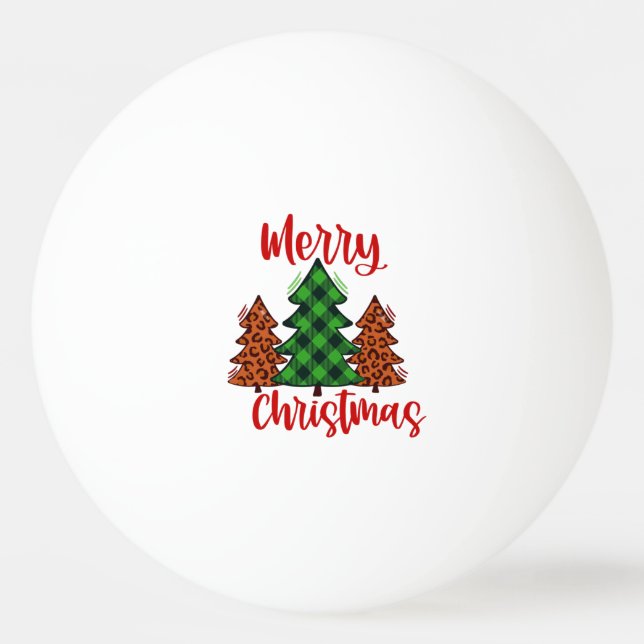 Merry Christmas merry christmas Ping Pong Ball (Front)