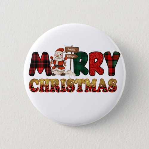 Merry Christmas Merry Xmas Button