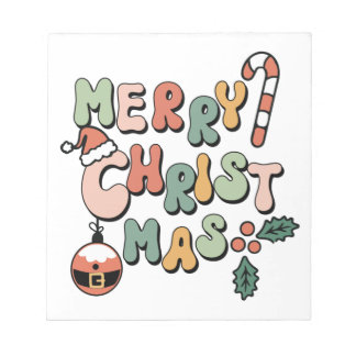 Merry Christmas Merry Xmas Notepad