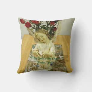 Merry Christmas Messages Throw Pillow 16" x 16"