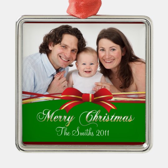 Merry Christmas Metal Ornament