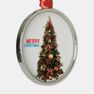 merry Christmas   Metal Ornament