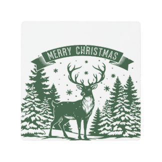 Merry Christmas Metal Print