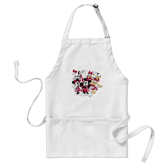 Merry Christmas | Mickey & Friends Joyful Holiday Adult Apron (Front)