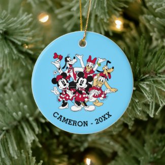 Merry Christmas | Mickey & Friends Joyful Holiday Ceramic Ornament