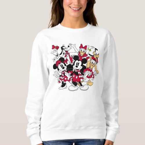 Merry Christmas  Mickey  Friends Joyful Holiday Sweatshirt