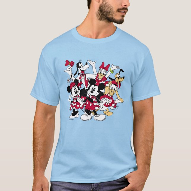 Merry Christmas | Mickey & Friends Joyful Holiday T-Shirt (Front)