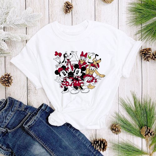 Merry Christmas  Mickey  Friends Joyful Holiday T_Shirt