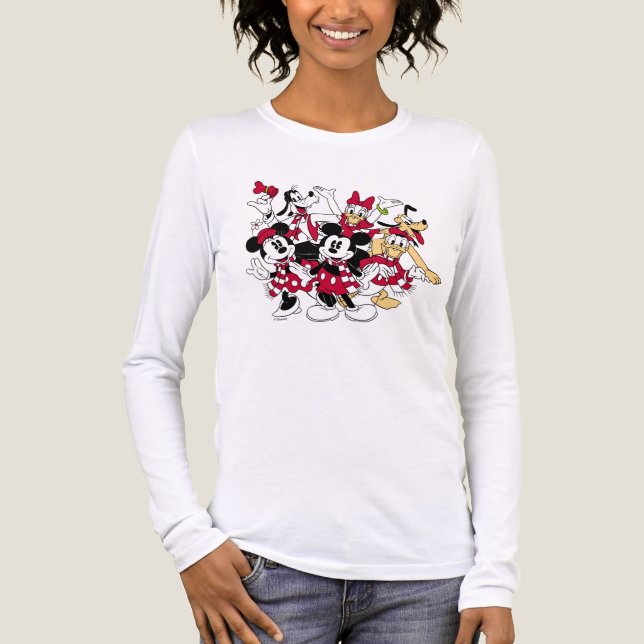 Merry Christmas | Mickey & Friends Joyful Holiday Tri-Blend Shirt (Front)
