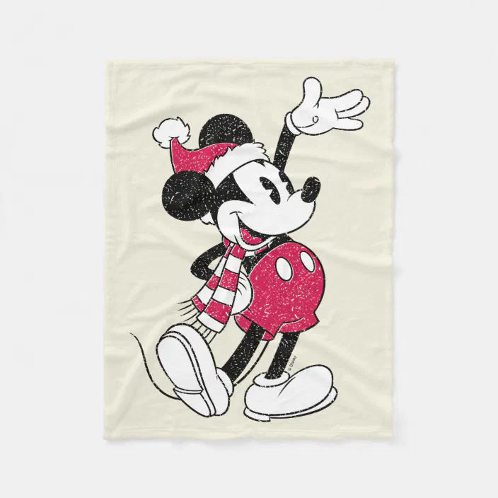 'Mickey Mouse Love' Fleece Blanket 