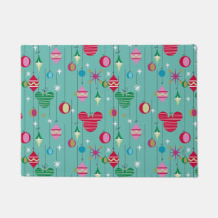 Merry Christmas Mickey Retro Doormat