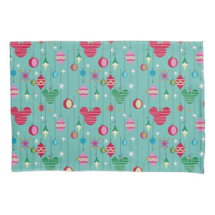 Merry Christmas Mickey Retro Pillow Case