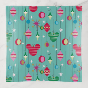 Merry Christmas Mickey Retro Trinket Tray
