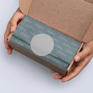 Merry Christmas Minimalist Script Tissue Paper