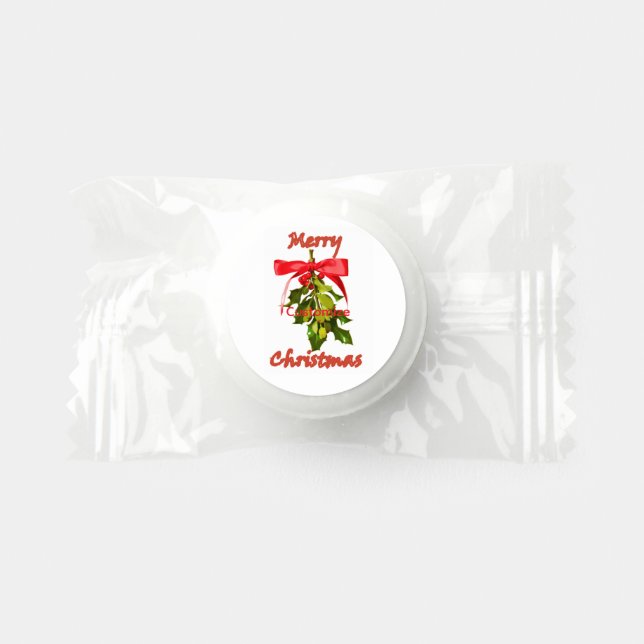 merry christmas mistletoe life saver® mints (Front)