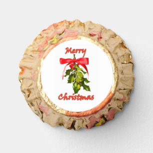 merry christmas mistletoe reese's peanut butter cups