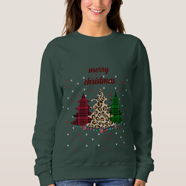 Merry Christmas Modern & Elegant  Sweatshirt (Front)