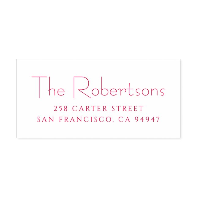 Merry Christmas Modern Minimalist Personalized Self-inking Stamp (Design)