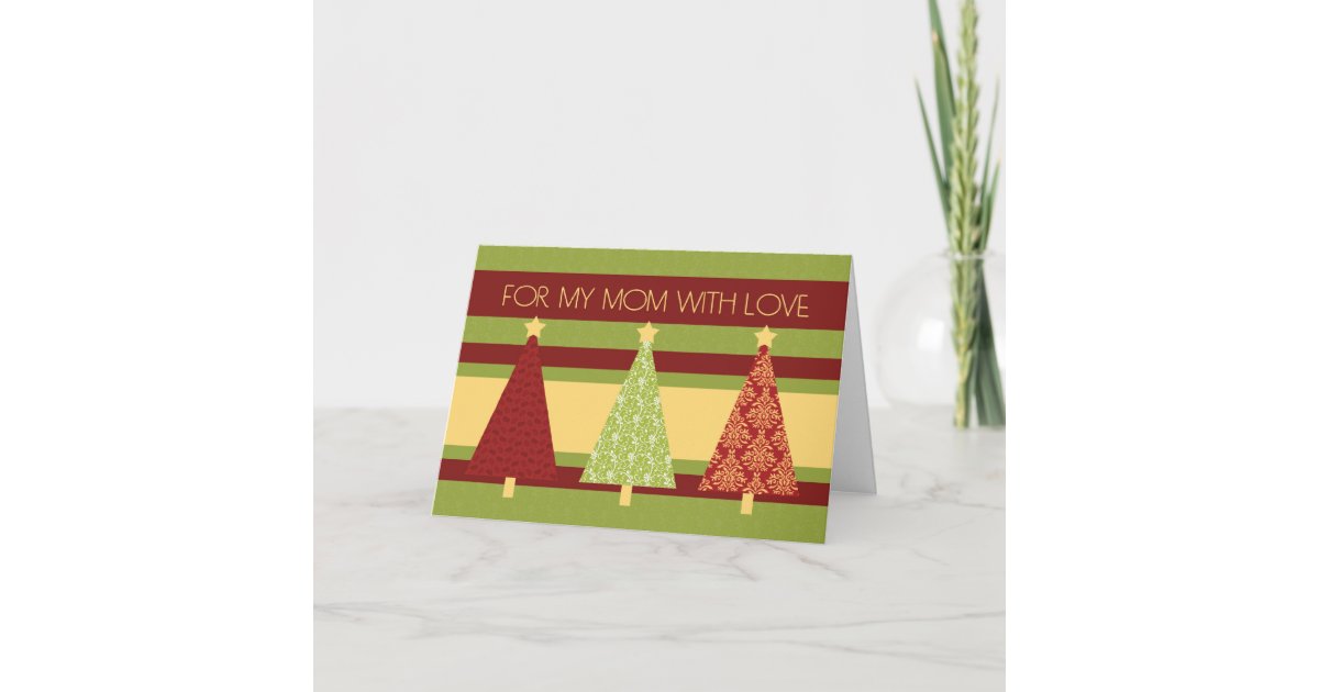 Merry Christmas Mom Card | Zazzle.com