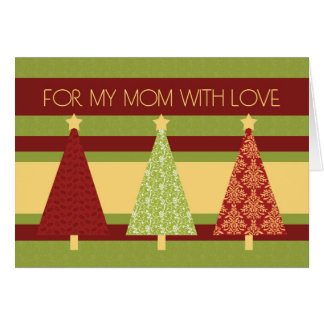 Merry Christmas Mom Cards - Greeting &amp; Photo Cards | Zazzle