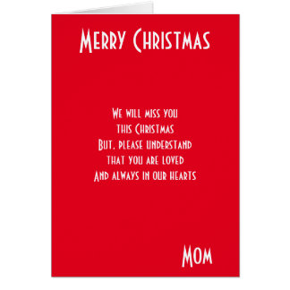 Merry Christmas mom Cards