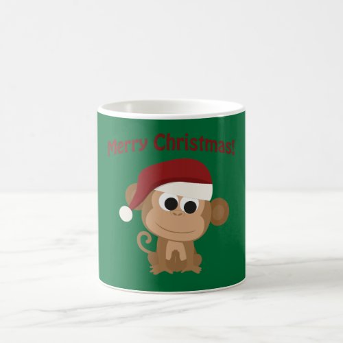 Merry Christmas Monkey Coffee Mug