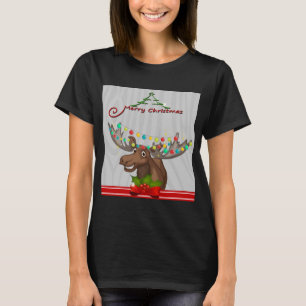 Merry Christmas Moose T-Shirt