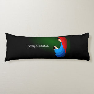 "MERRY CHRISTMAS" MOTHER AND CHILD BODY PILLOW
