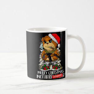 Merry Christmas Motherfker! Hip Hop Teddy Bear Xma Coffee Mug