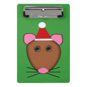 Merry Christmas Mouse Mini Clipboard