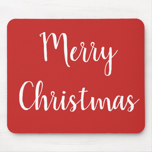 Merry Christmas Mouse Pad (Front)