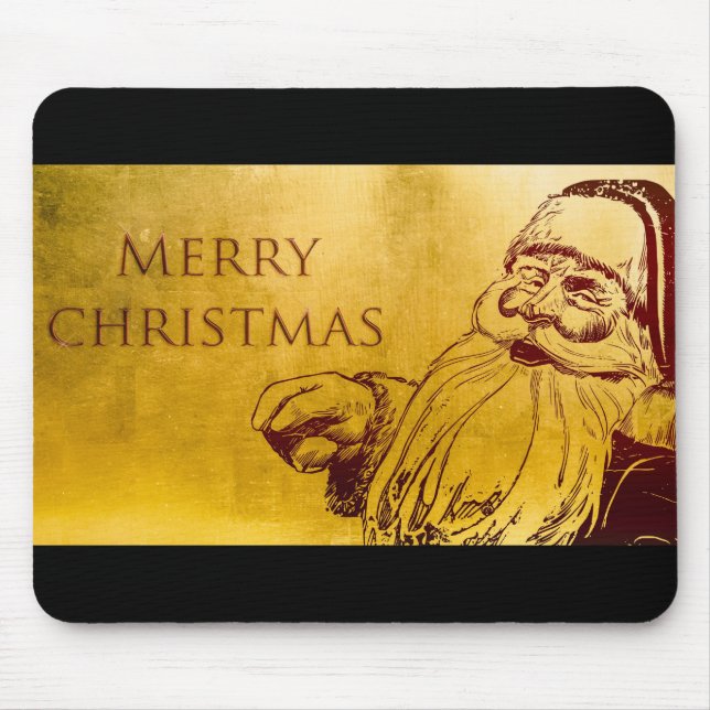 Merry Christmas Mouse Pad (Front)