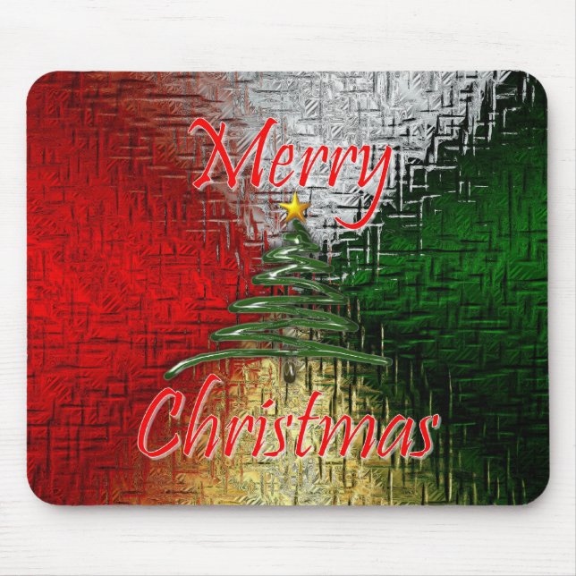 Merry Christmas Mouse Pad (Front)