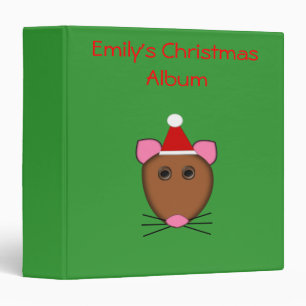 Merry Christmas Mouse Photograph Album Binder