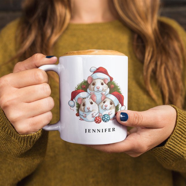 Merry Christmas Mouse Squad Personalized Coffee Mug (Creator Uploaded)