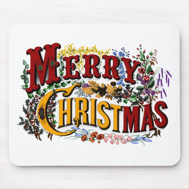 Merry Christmas Mousepad (Front)