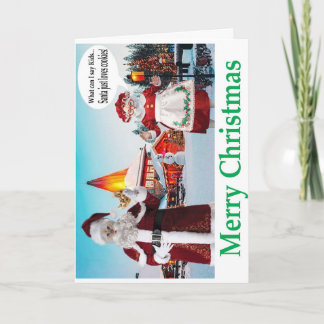 Merry Christmas.  Mr and Mrs CAT claws. Card