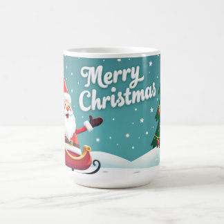 merry christmas mug santa klaus