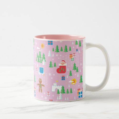 Merry Christmas mug Two_Tone Coffee Mug