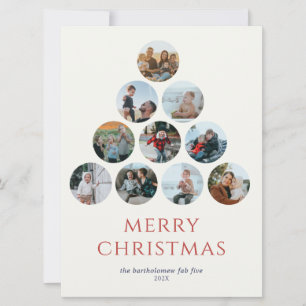 Merry Christmas Multiplue Photos Red