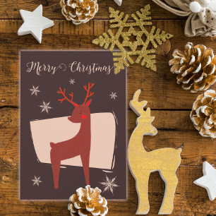 Merry Christmas my little deer Holiday Card