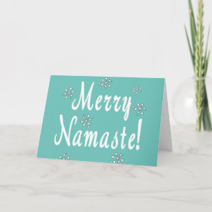 Merry Christmas Namaste Cards