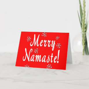 Merry Christmas Namaste Cards
